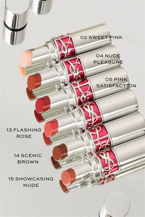 ysl lip new|YSL lip gloss chart.